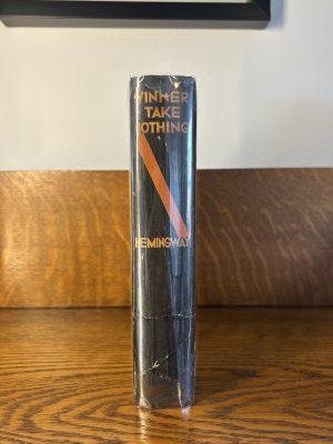 Winner Take Nothing by Ernest Hemingway. First Edition 1933.