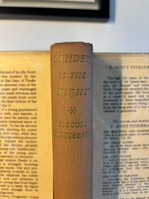 Tender Is The Night by F. Scott Fitzgerald. 1953.