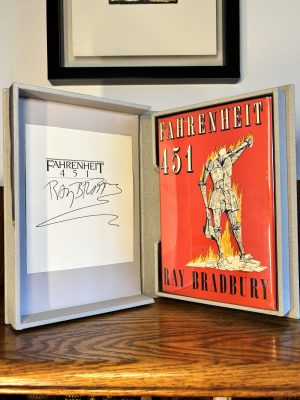 Fahrenheit 451 by Ray Bradbury, Signed, First UK Edition with Custom Clamshell