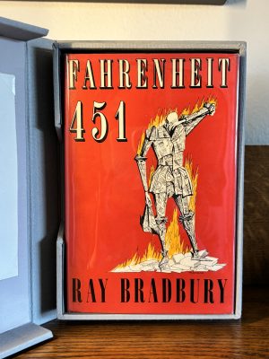 Fahrenheit 451 by Ray Bradbury, Signed, First UK Edition with Custom Clamshell