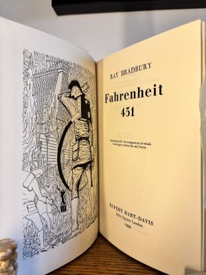 Fahrenheit 451 by Ray Bradbury, Signed, First UK Edition with Custom Clamshell