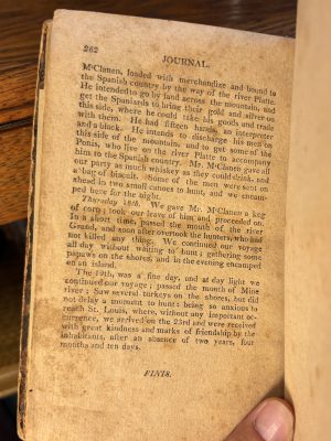 Journal of the Voyages and Travels of a Corps of Discovery by Patrick Gass. First Edition 1807.