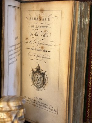 Napoleon's Almanac: Almanach de la Cour. 1814.