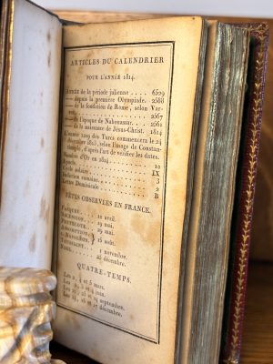 Napoleon's Almanac: Almanach de la Cour. 1814.