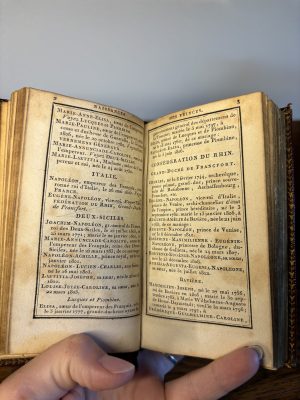 Napoleon's Almanac: Almanach de la Cour. 1814.