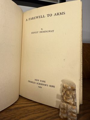 A Farewell to Arms by Ernest Hemingway. First Edition 1929.